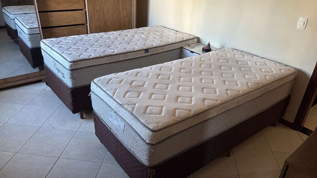 Cama solteiro XL 1m x 2m
