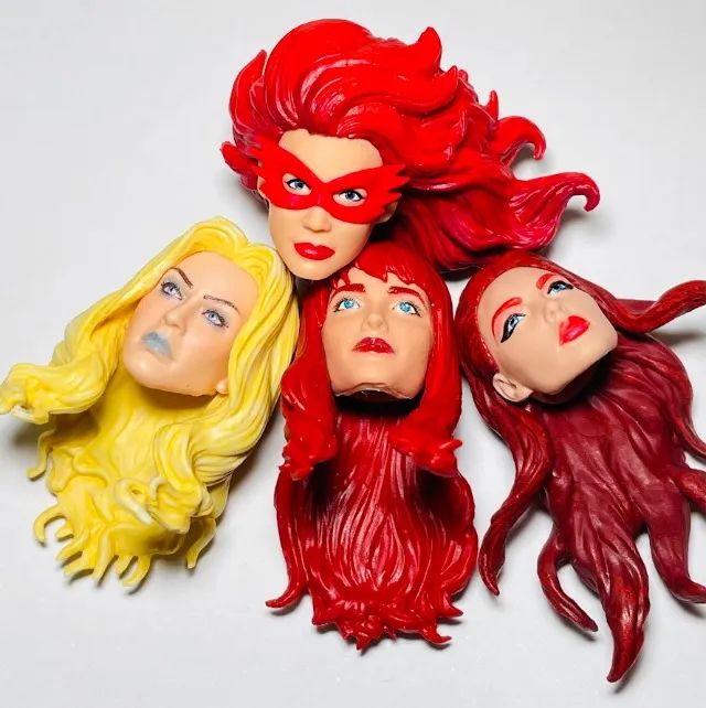 Marvel Legends - Lote de Cabeças - peças - Foto 2