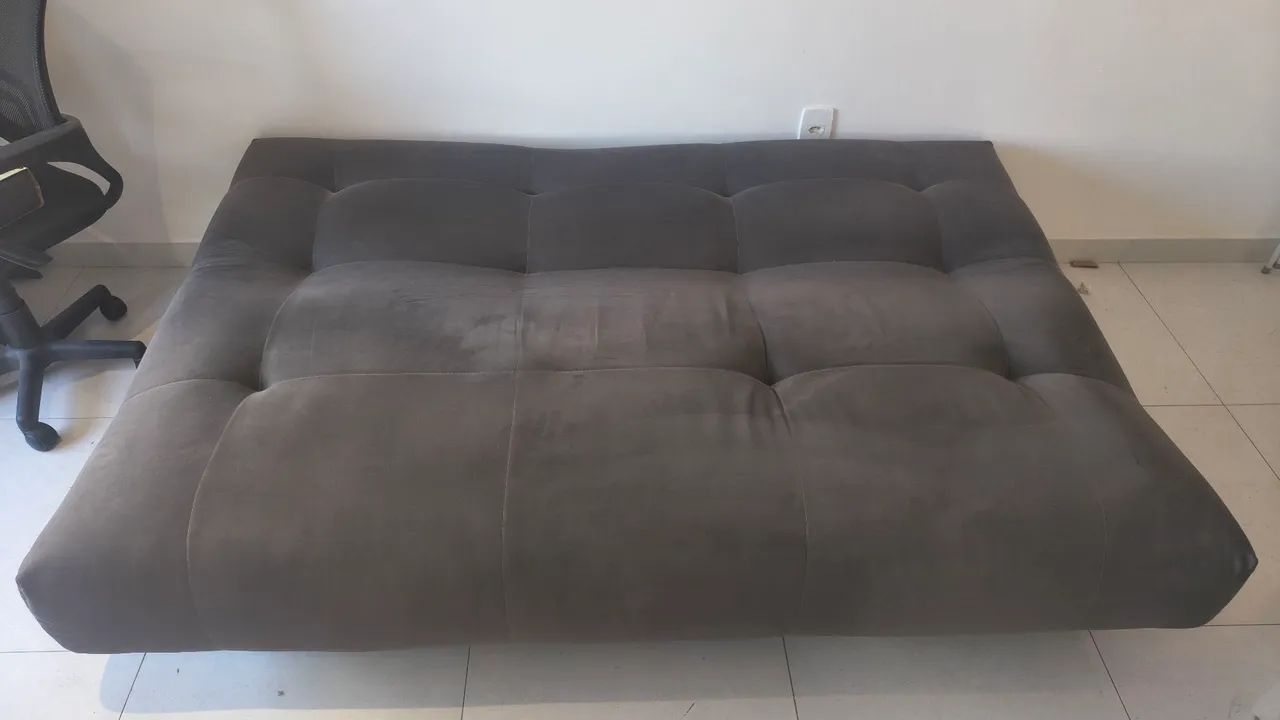 Sofá Cama 3 lugares Sleeper Konkret TOK&STOK - Foto 3