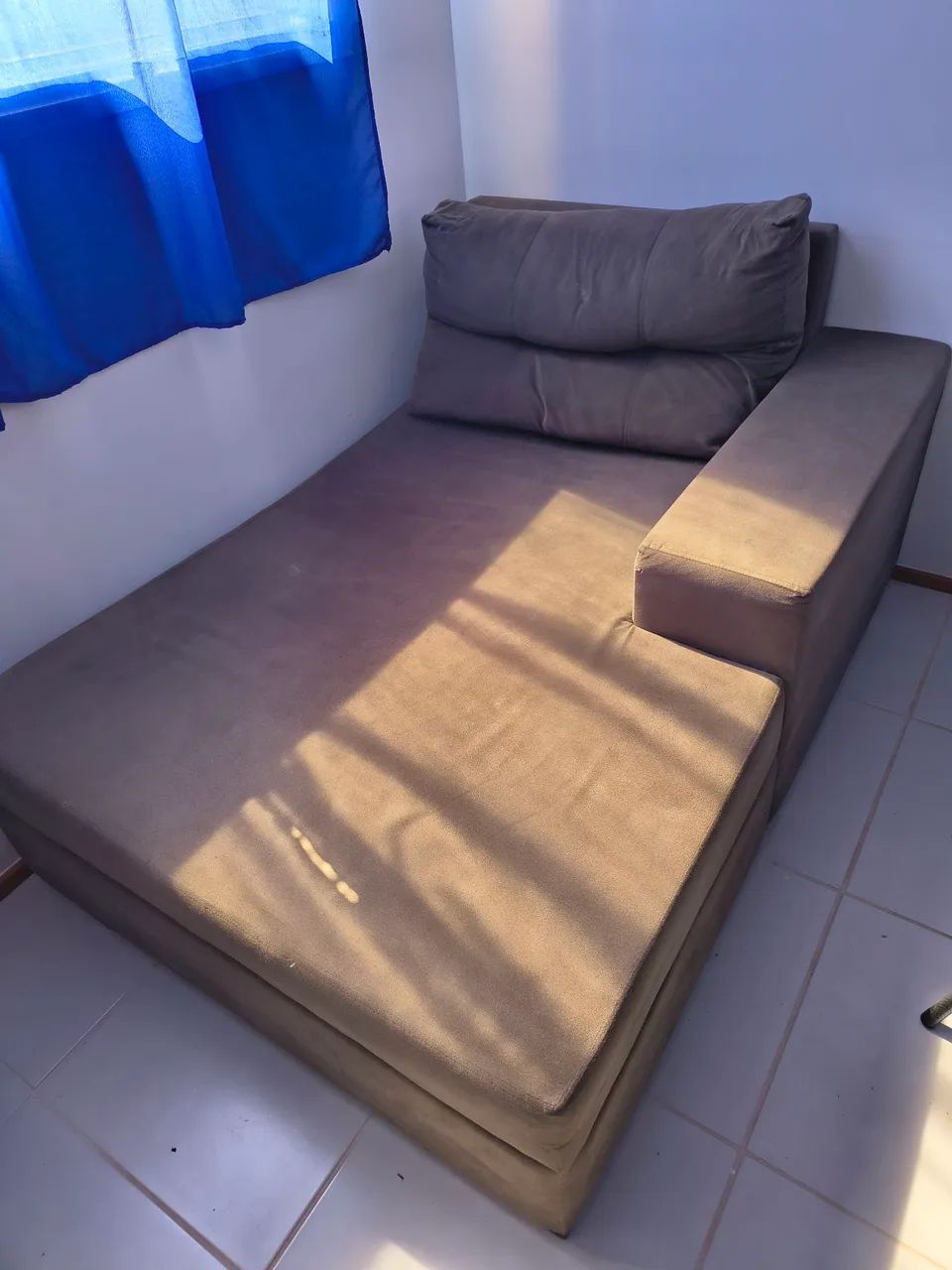 Chaise marron chocolate 1.10x1.65.
