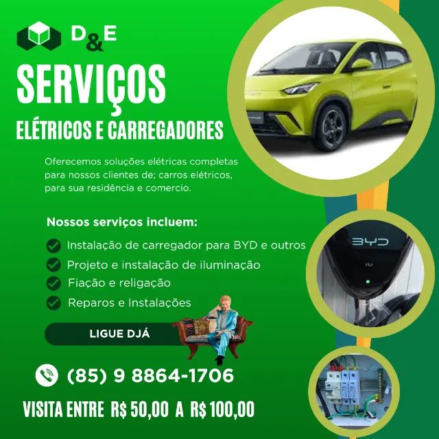 Instalação de Carregador Elétrico