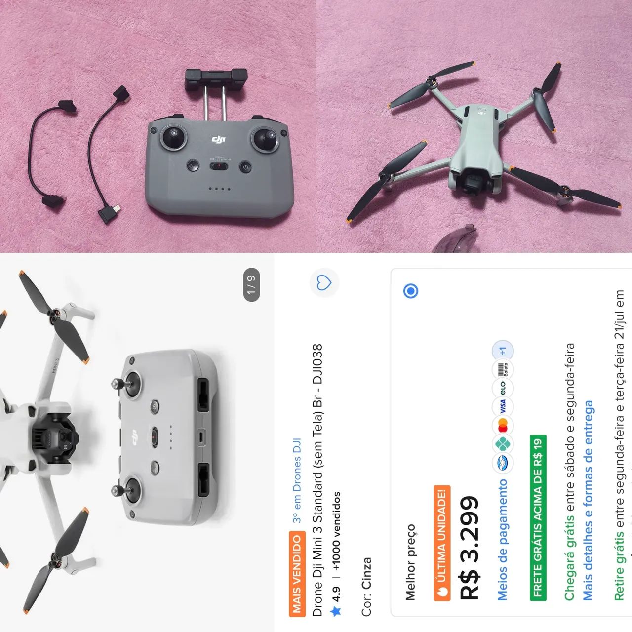 Drone dji mini 3 - Foto 2