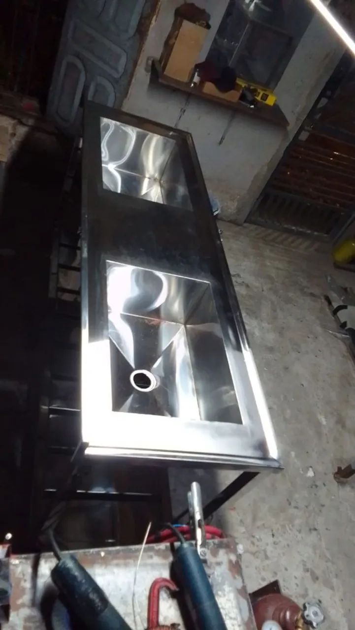 PIA EM AÇO INOX 