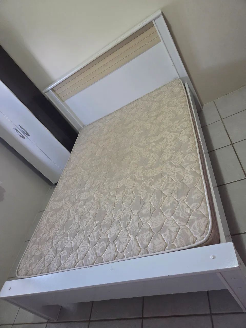 Cama casal MDF + colchão  - Foto 5