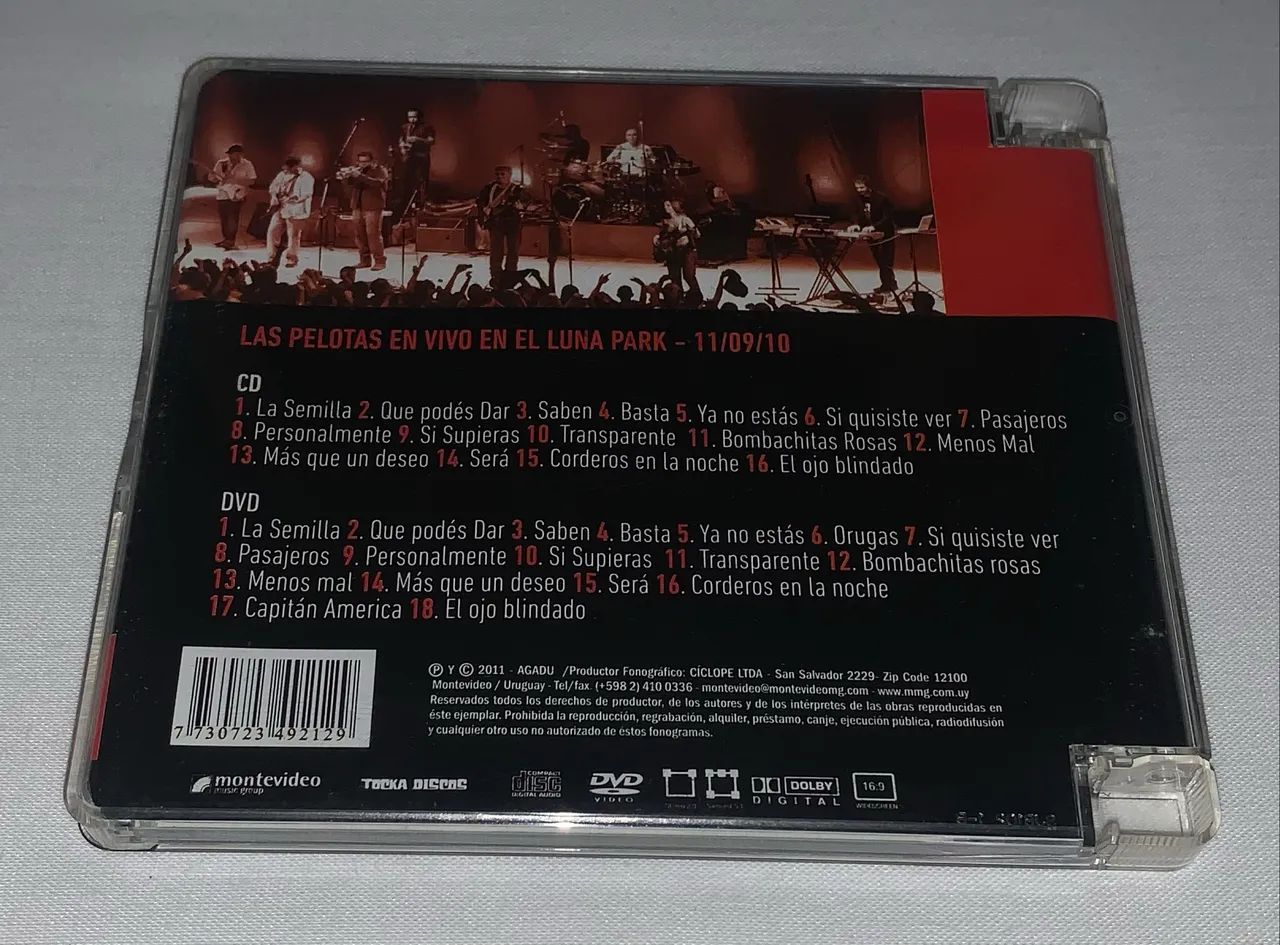 Cd e DVD Las Pelotas Ao Vivo raro impecável  - Foto 4