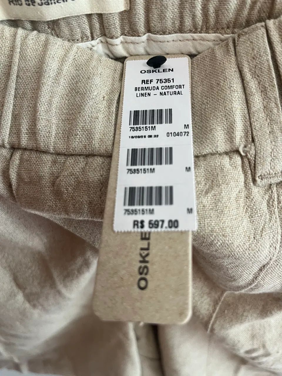 Bermuda de linho Osklen  - Foto 3