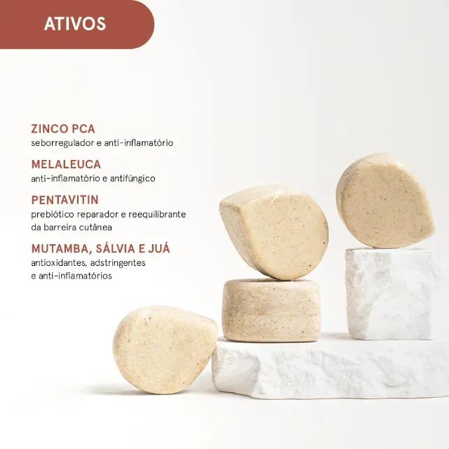 Shampoo Sólido Anticaspa Sebocontrol DS 85g - Foto 3