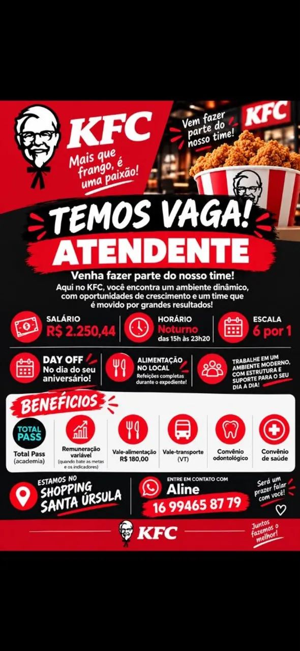 Vaga de emprego 