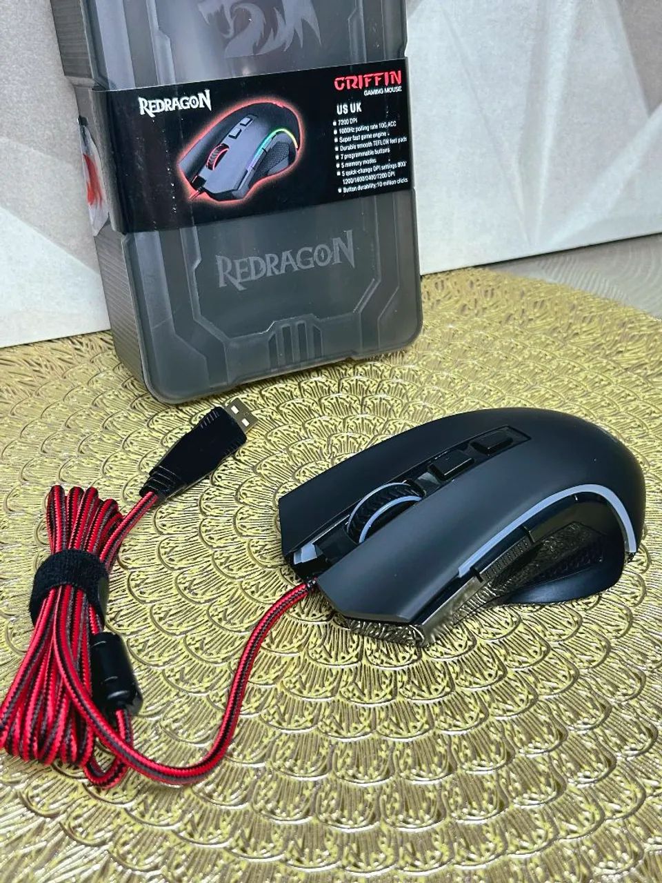 Mouse Gamer Redragon M607 com Fio - Precisão e Performance para Gamers - Foto 4
