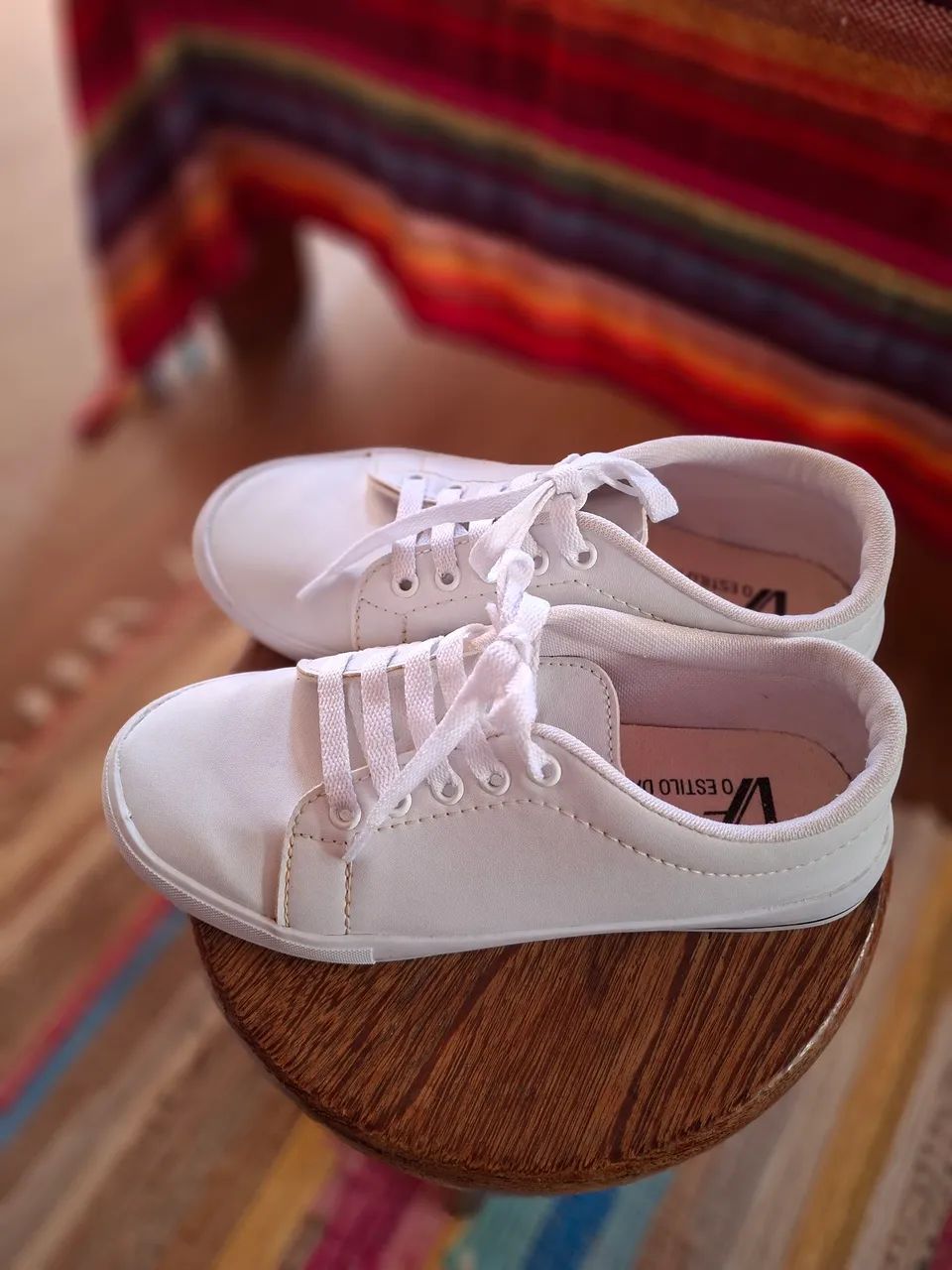 Desapego: Tenis branco casual 36 - Foto 2