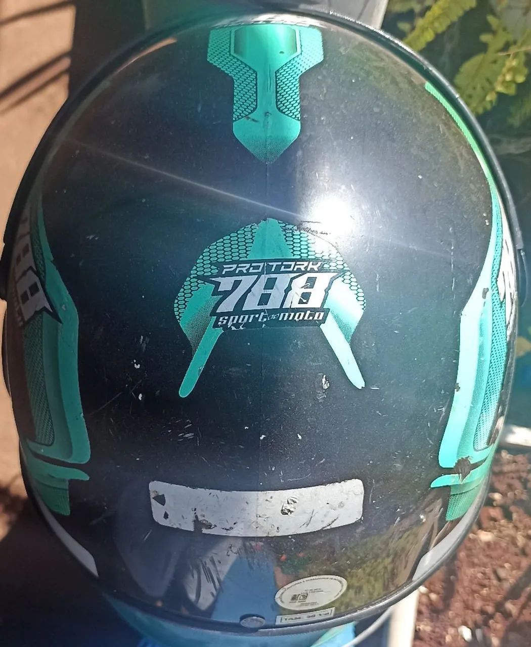 Capacete usado tamanho 58 - Foto 5