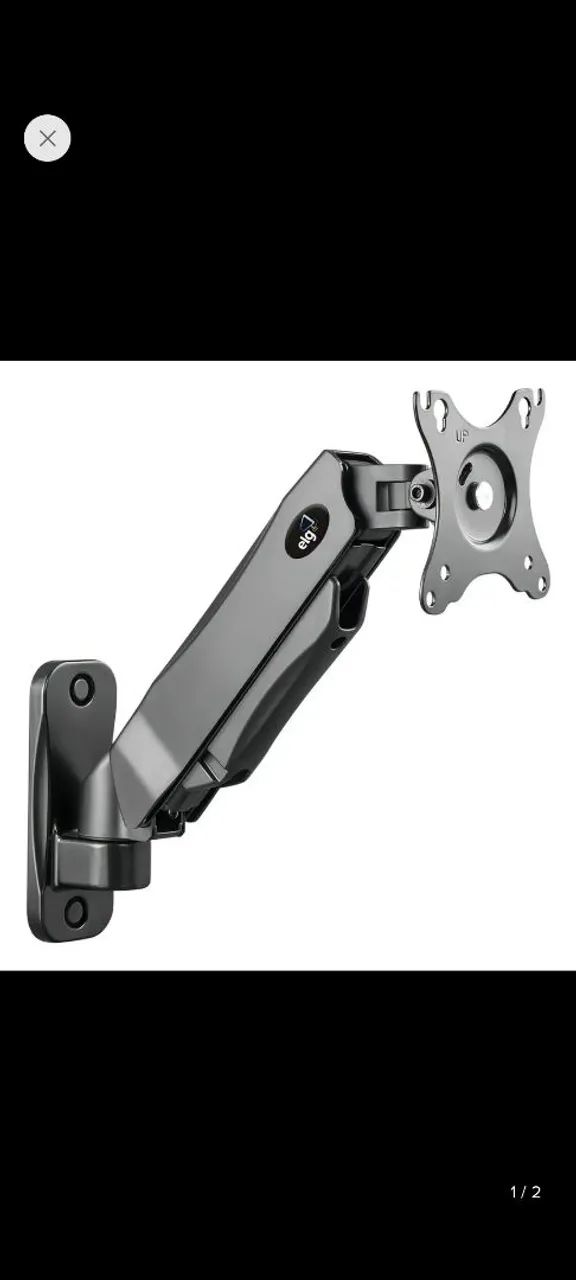Suporte de parede  para Monitor  Multiarticulado  de 17 a 34 Polegadas  com pistão a gas - Foto 2