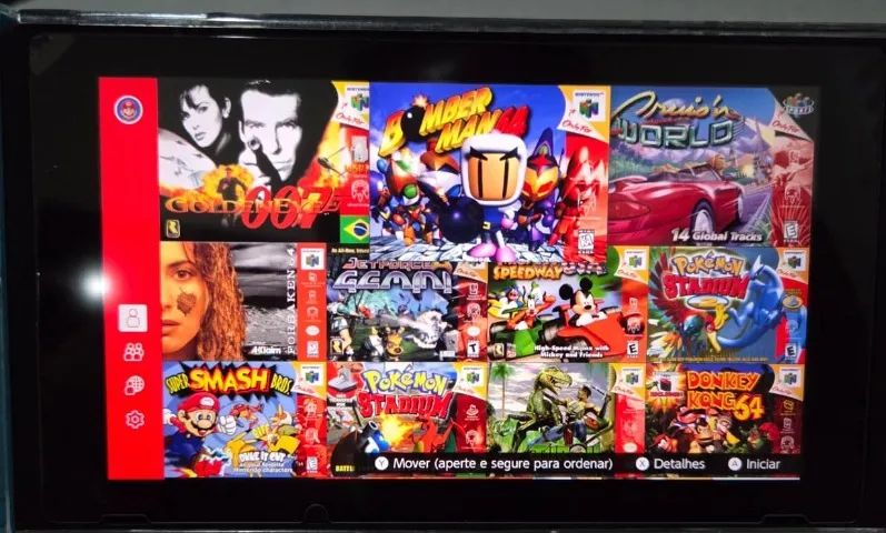 Switch Oled Desbloqueado, 60 jogos, 512GB SD, Completo. - Foto 4