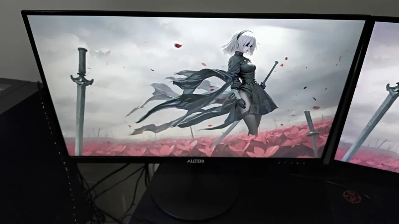 DOIS MONITORES ALLTEKA 100HZ 24polegadas - Foto 2