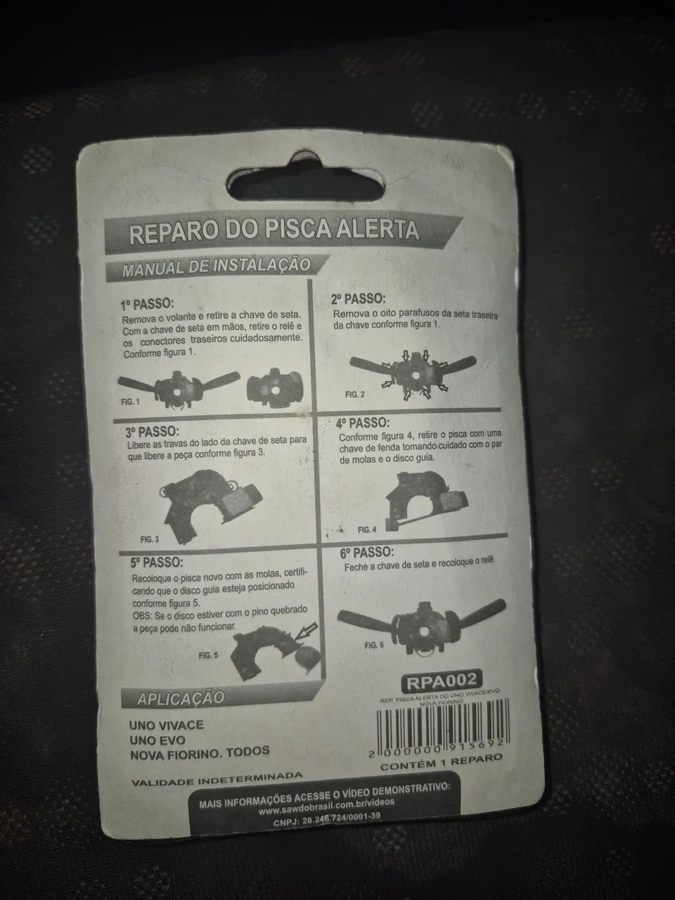 Reparo para Pisca alerta - Foto 2