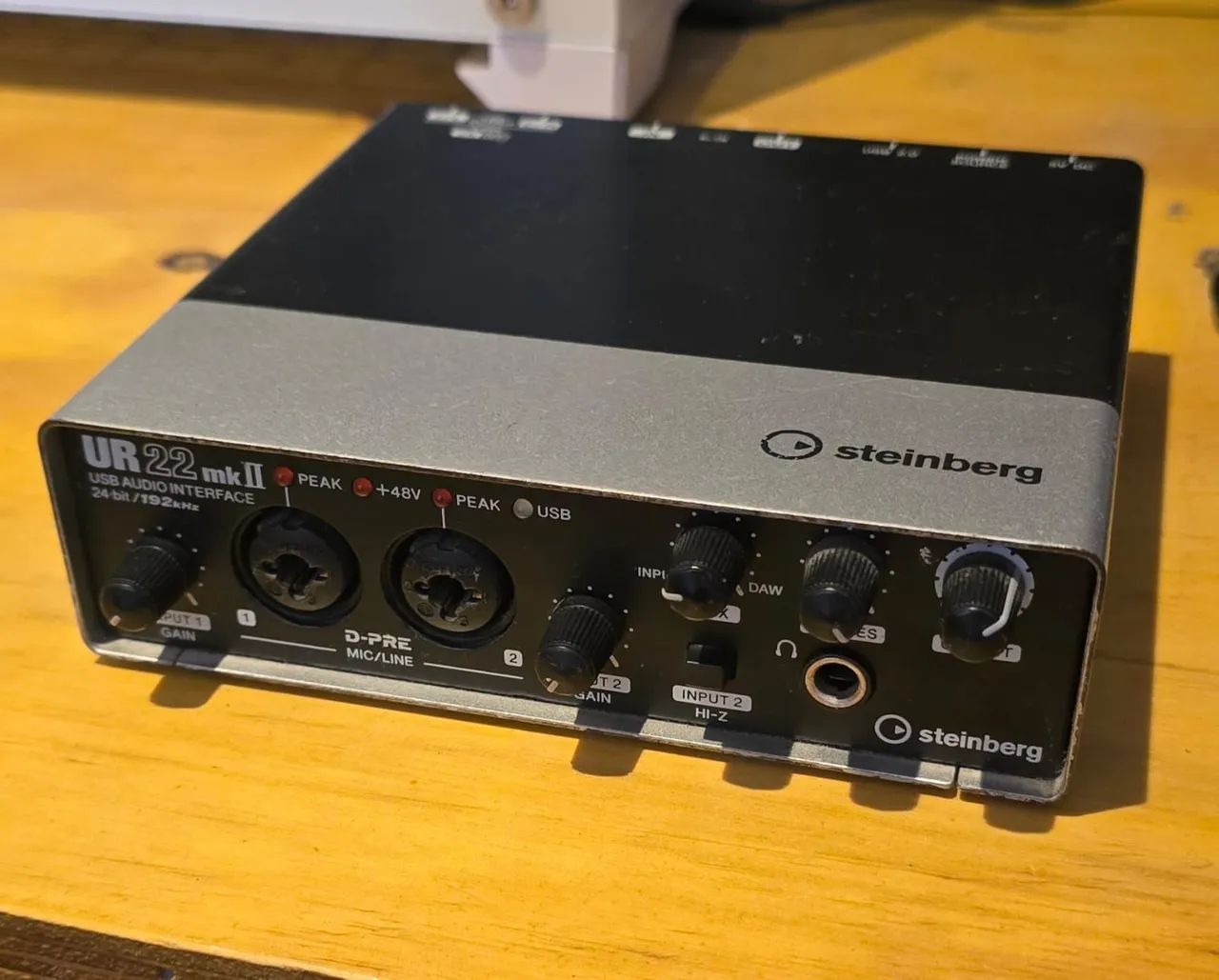 Interface de Áudio Steinberg UR22 MKII USB 24-bit/192kHz - Excelente Estado