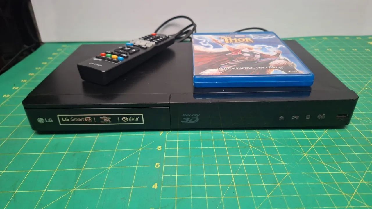 Aparelho blu-ray 3D LG completo funcionando perfeitamente