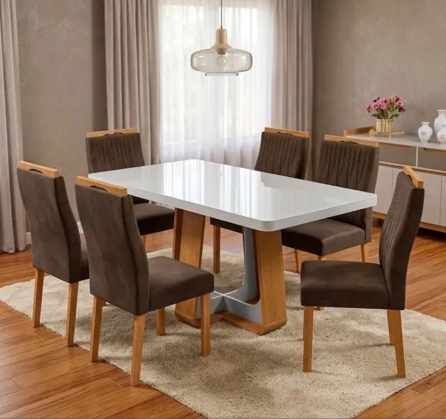 Conjunto de Jantar Valença 6 Lugares