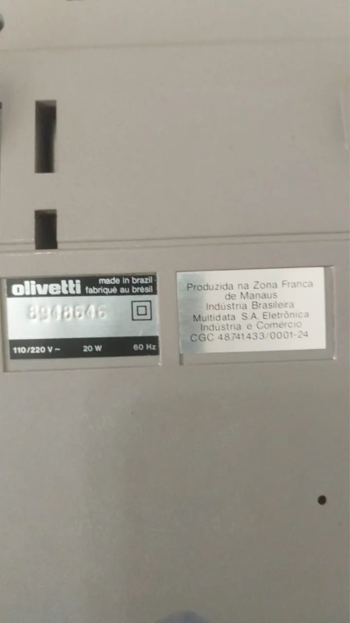 Calculadora Olivetti Logos 642, 100% funcionando. - Foto 2