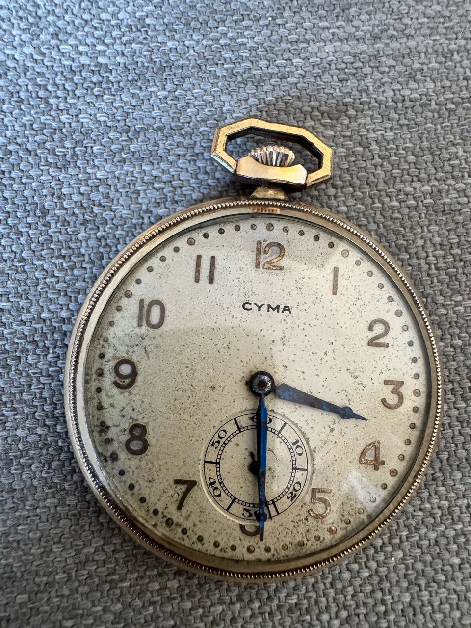 Relógio de bolso antigo CYMA  - Foto 3