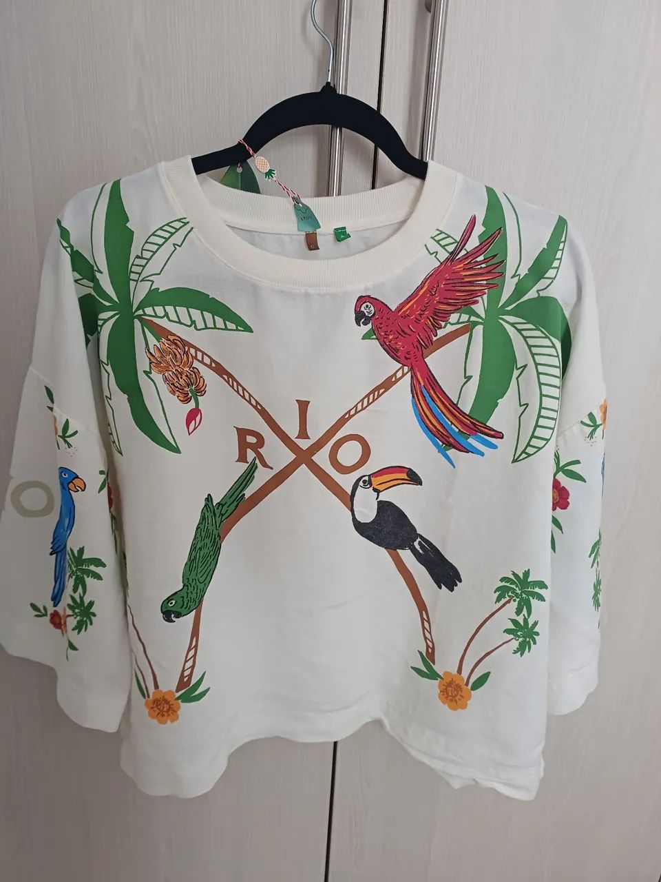 T-shirt colorida Farm  - Foto 3