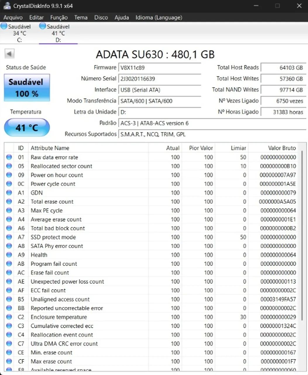 SSD 480gb SATAIII ADATA SU630        - Foto 5