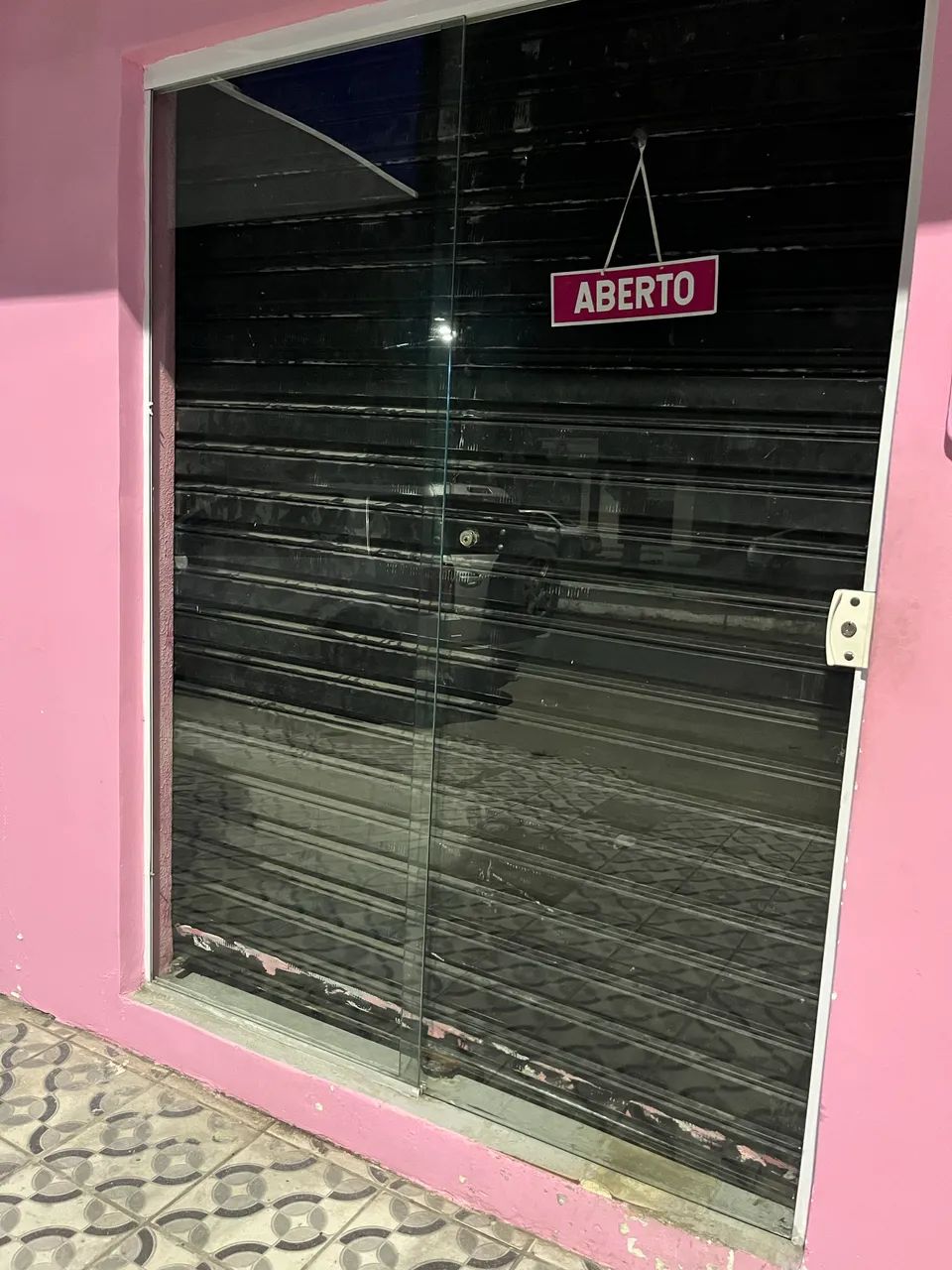 Porta de correr vidro COMPLETA 