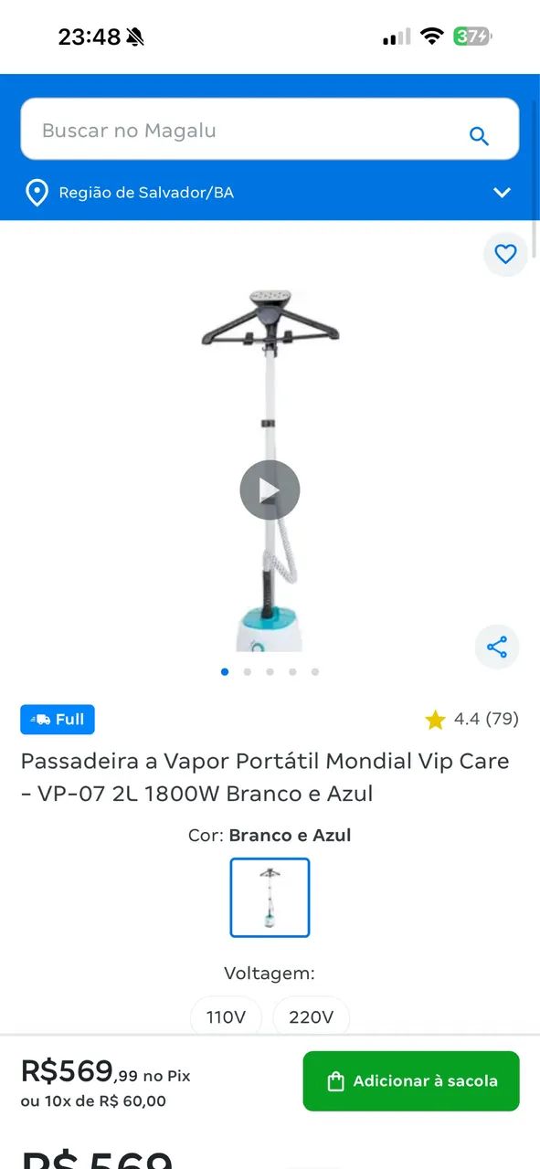 Ferro de passar portátil  - Foto 3