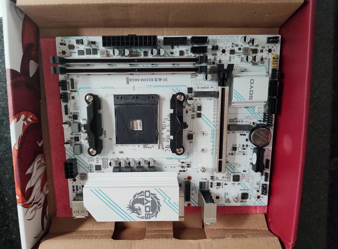 Placa Mãe Soyo B550M ARGB
