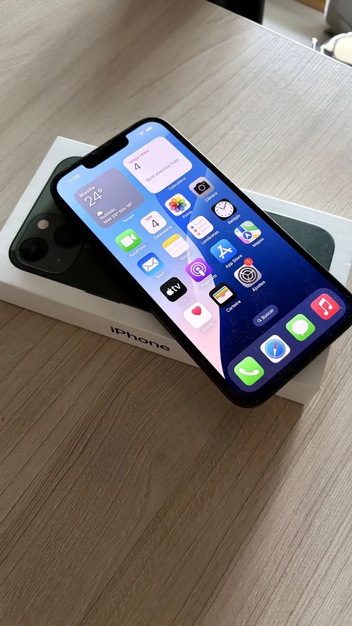 iPhone 13 128GB Verde-Escuro