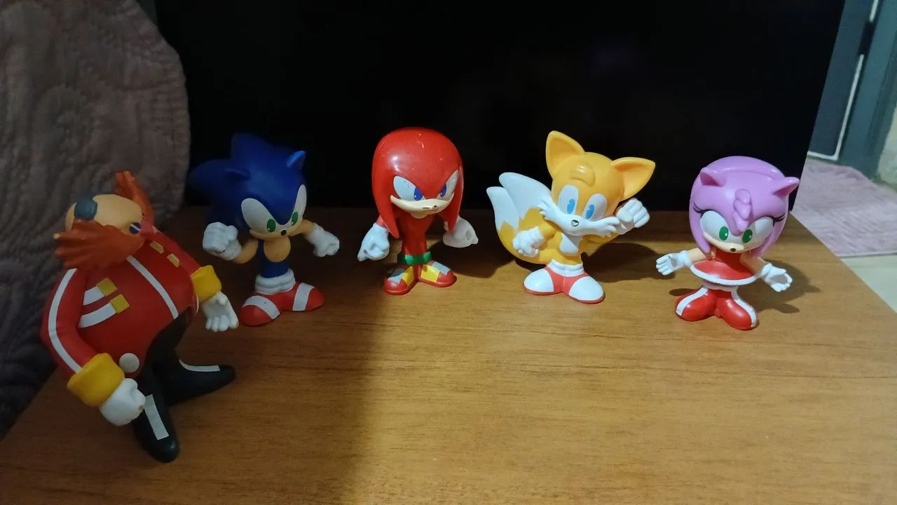 Kit 5 bonecos sonic colecionáveis  - Foto 2
