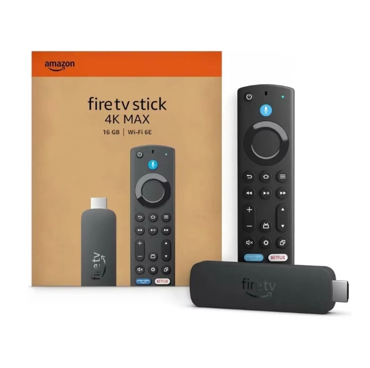 Amazon Fire TV Stick 4K MAX - 16GB - Wi-Fi 6E - 2º GERAÇÃO - Peças