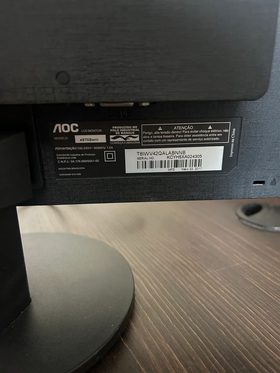 Monitor AOC E970SWNL  - Foto 4