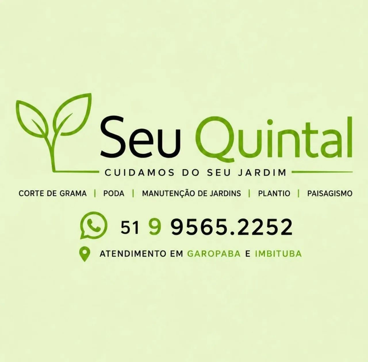 Corte de grama podas em geral