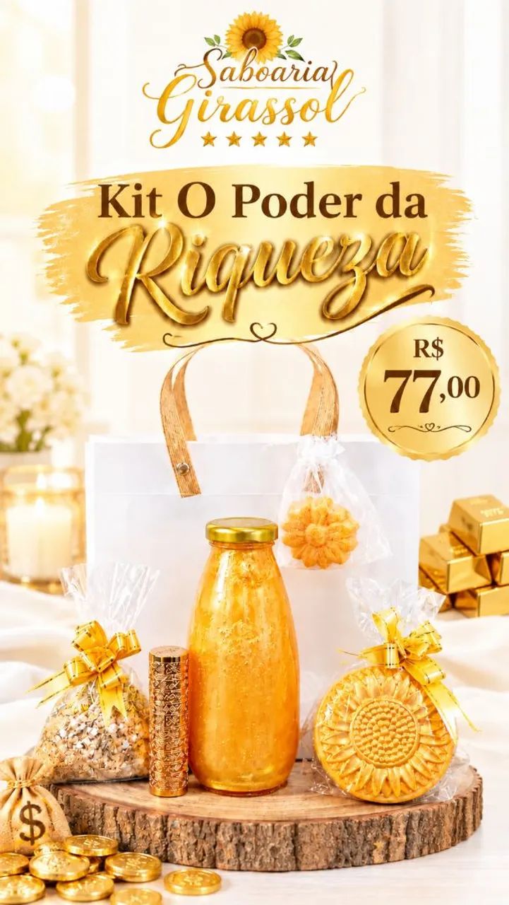 KIT DE PRODUTOS ARTESANAIS 
