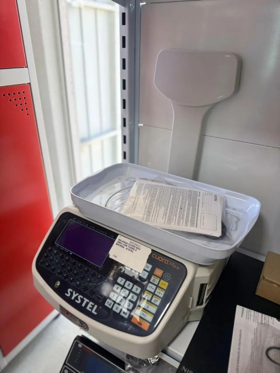 BALANÇA CUORA MAX 30KG COM TORRE E BATERIA - SYSTEL - Foto 4