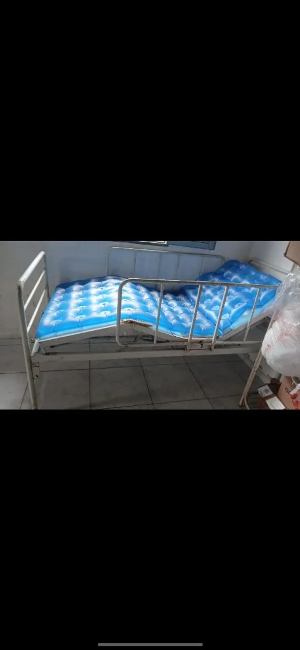 Cama hospitalar + colchão d'água  - Foto 2