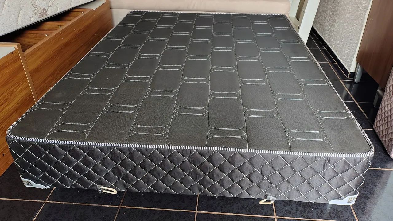 Cama box casal colchão e base box 1,38x1,88 - Foto 3