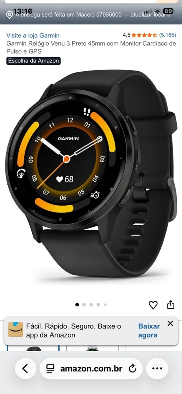 Garmin venu 3 sem detalhes  - Foto 3