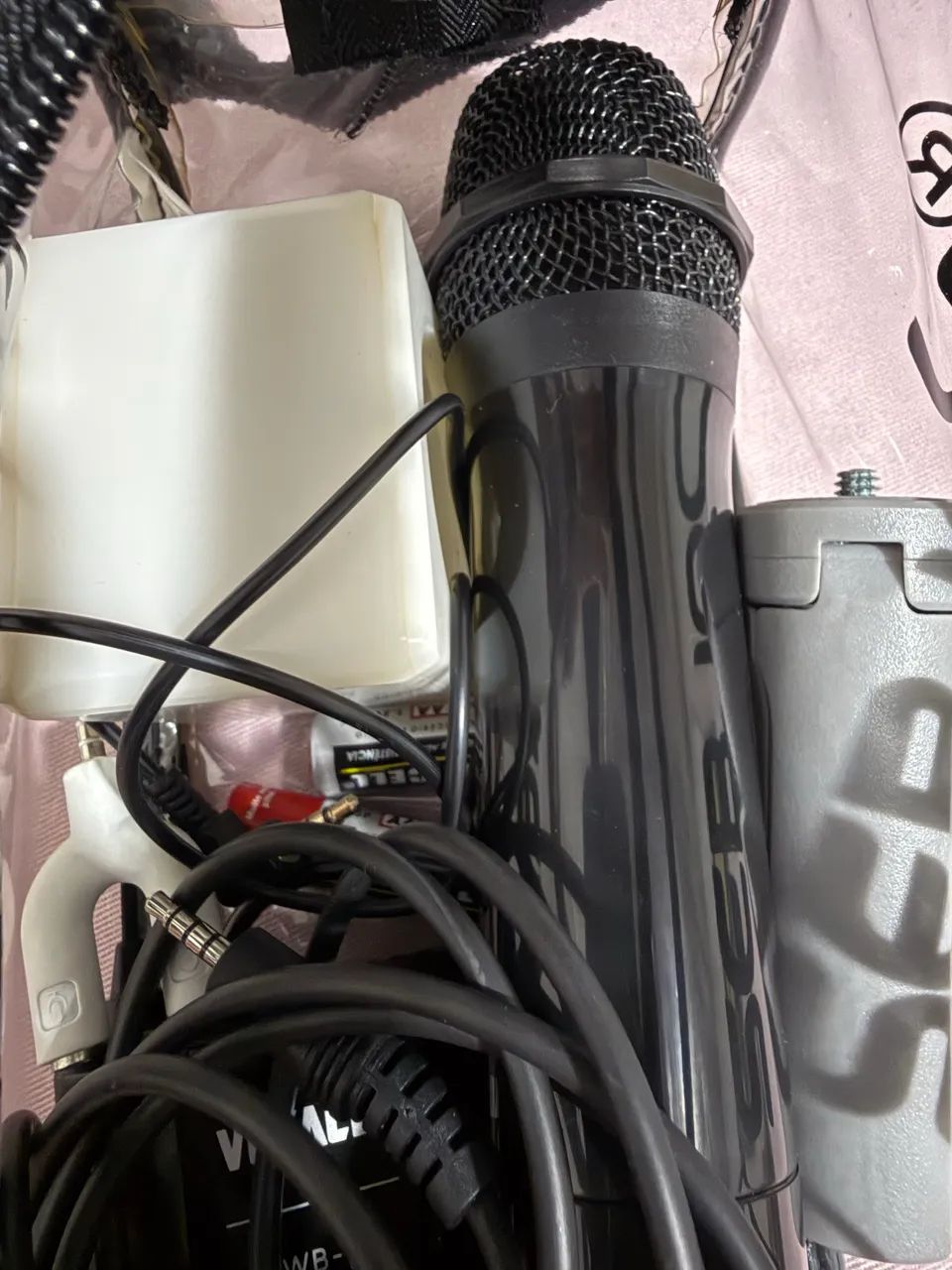 Microfone reportagem