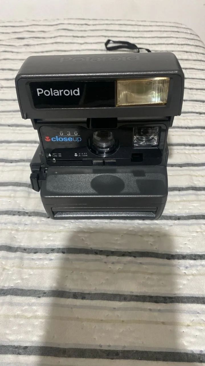 Polaroid 636 na caixa e com bolsa, super conservada. - Foto 2