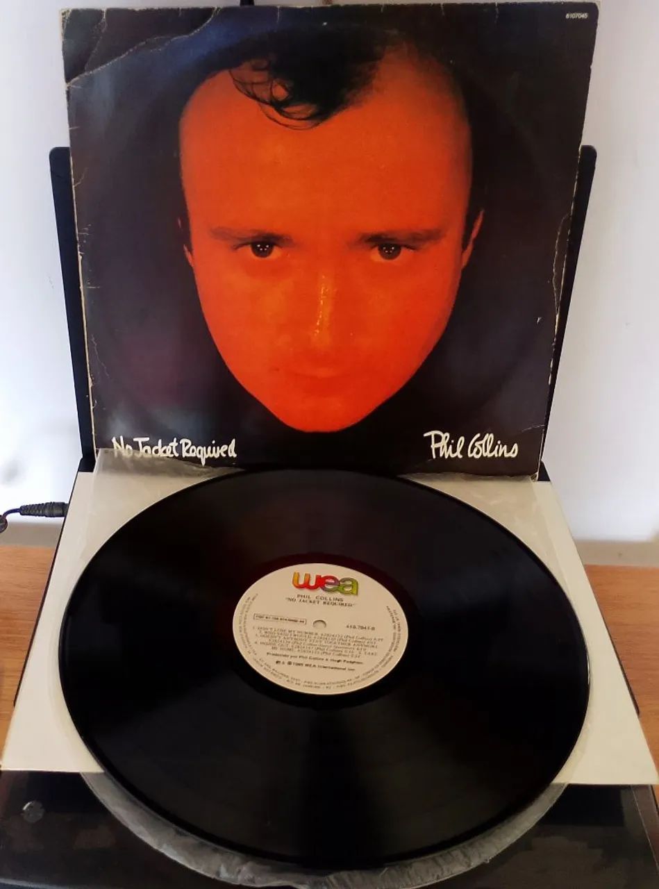 Lp Phil Collins - No Jacket Required/Sem encarte/1985/Excelente  - Foto 2