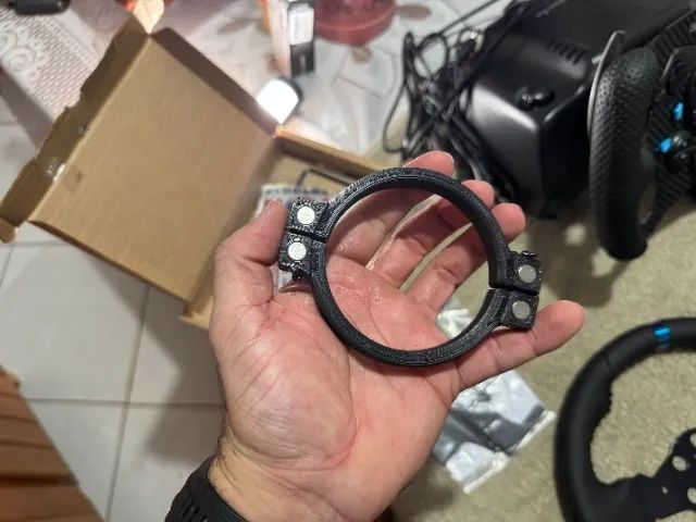 Volante G29 + Volante Formula Gridburn e acessórios  - Foto 3