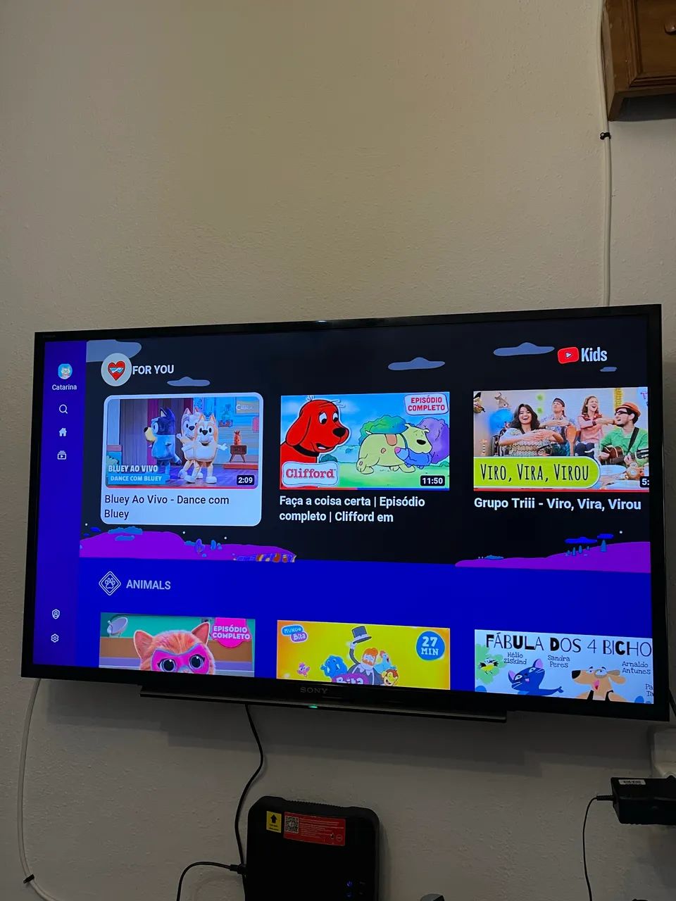TV Sony 40 polegadas Smart TV Full HD com controle original (usado)422080425242152960