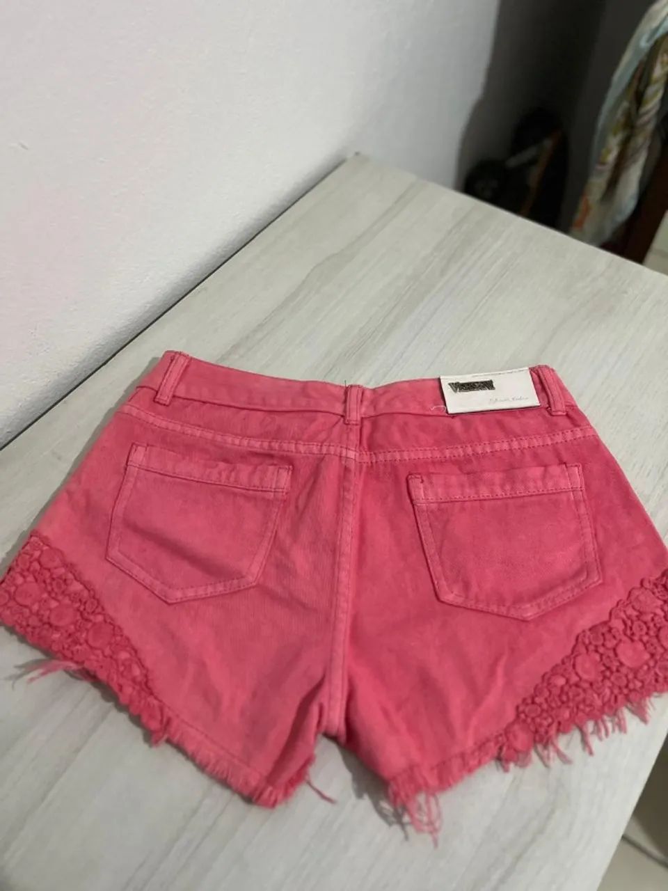 Shorts Rosa tam 36 - Foto 2