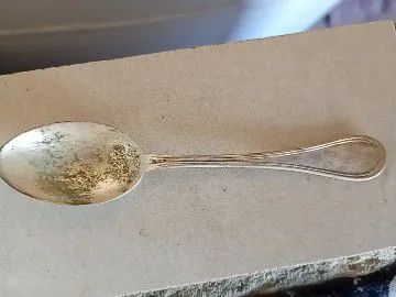 Vendo uma colher antiga de prata  - Foto 2