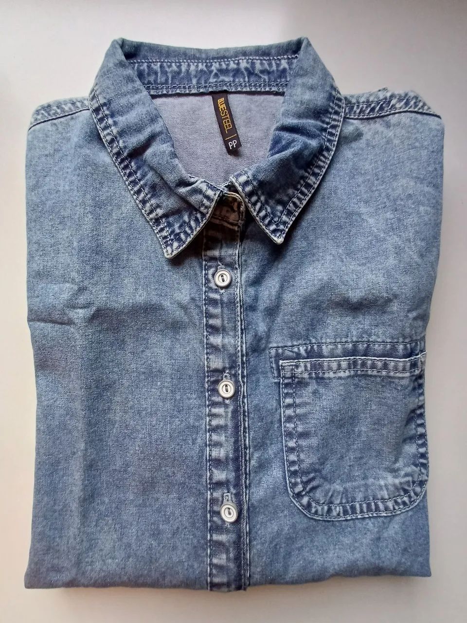 Camisa Jeans Feminina NOVA tamanho PP
