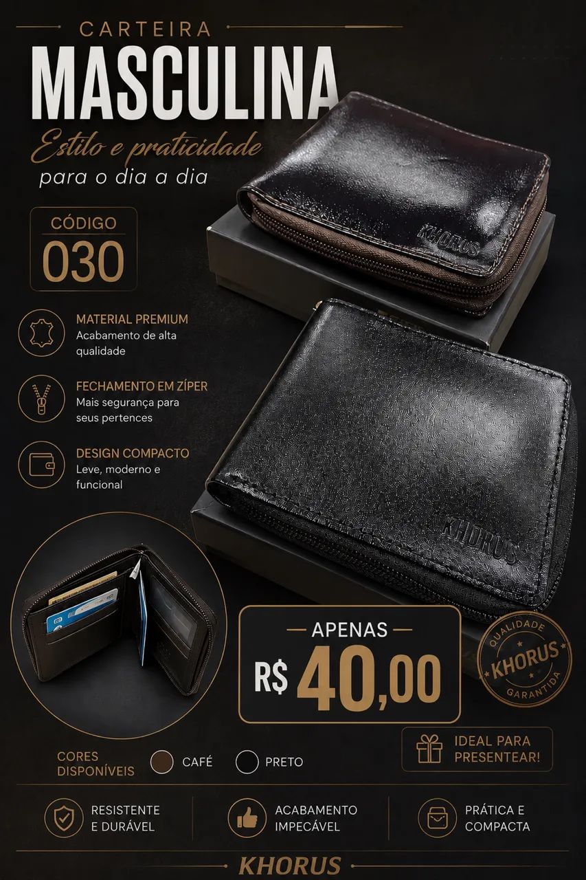 Carteira masculina 