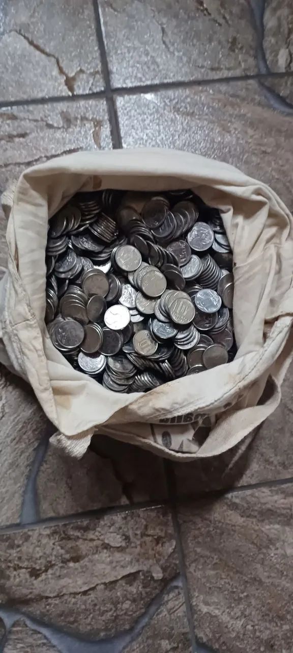 21 kg de moeda aço inox