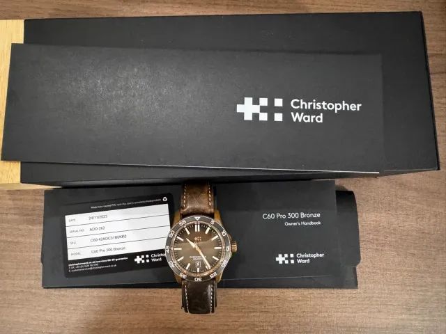 Relógio Christopher Ward C60 Pro 300 Bronze CW - Foto 2